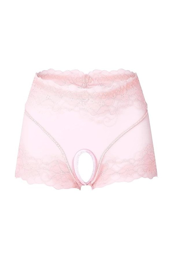 VENEZIANA Culotte for Femme, Maille Transparente à Travers la Culotte de Lingerie Color : Nude, Size : Medium 