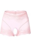 VENEZIANA Culotte for Femme, Maille Transparente à Travers la Culotte de Lingerie Color : Nude, Size : Medium 