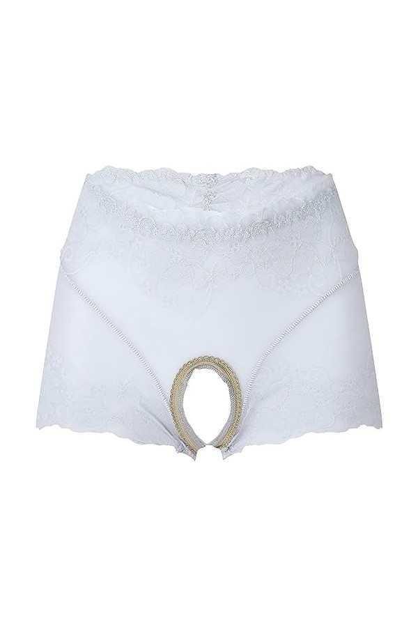 VENEZIANA Culotte for Femme, Maille Transparente à Travers la Culotte de Lingerie Color : Nude, Size : Medium 