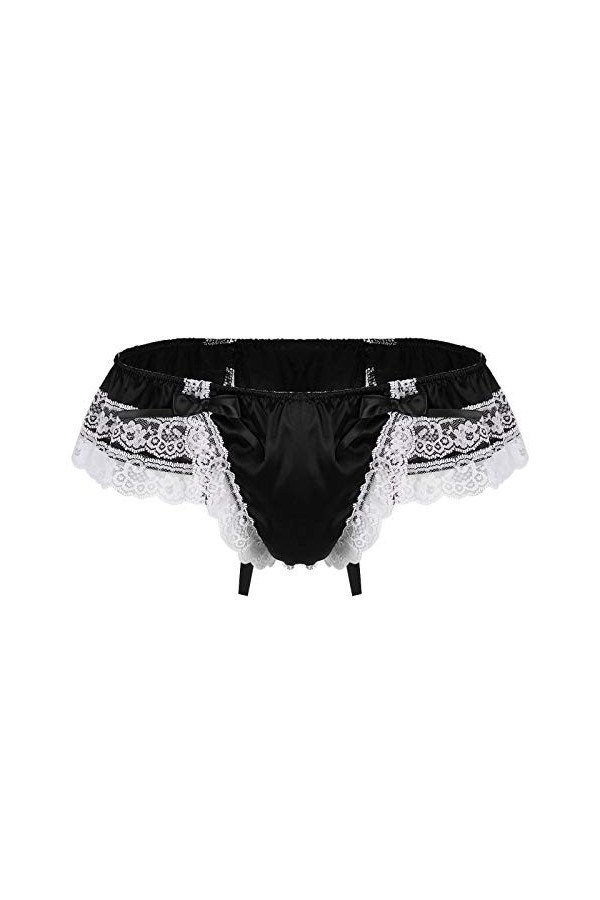 Ensemble de lingerie érotique pour femme Sexy Sexy Licol Dentelle Ouverte Culotte Sous-vêtements Sous-vêtements Bas G-string 