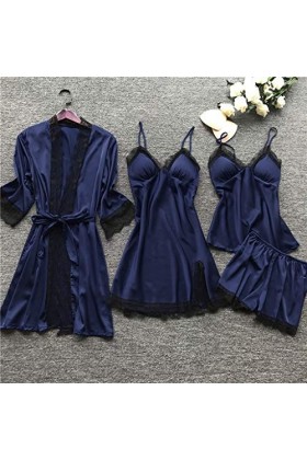 HERSIL Ensemble de sous-vêtements sexy pour femme - Dos nu - Taille haute - Sexy - Sexy - Pyjama sexy - Sous-vêtement profond