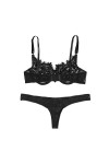 Lingerie Sexy Ensemble Femme Sexy Vêtements De Nuit Dentelle sous-Vetements 2 Pièce Ensemble Soutien Gorge et String Erotique
