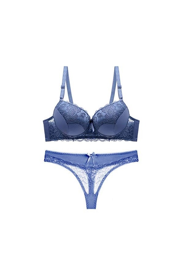 Lingerie Sexy Ensemble Femme 2 Pièce sous-Vetements Erotique Ensemble Soutien Gorge et String Sexy Vêtements De Nuit Dentelle