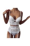 Femme Ensemble Soutien Gorge et String 2 Pièce sous-Vetements Dentelle Lingerie Sexy Ensemble Sexy Vêtements De Nuit Erotique