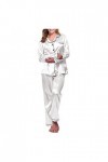 TWIOIOVE Lingerie ludique - Vêtements de nuit - Ensemble pyjama - Lingerie sexy - Cosplay, Blanc., XL