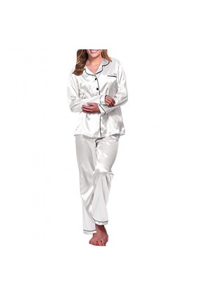 TWIOIOVE Lingerie ludique - Vêtements de nuit - Ensemble pyjama - Lingerie sexy - Cosplay, Blanc., XL