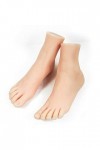 WRQ Pied Fétiches, Mannequin Silicone Jouet Pied Nouvelle Cheville Modèle 36 Filles Pieds Hobby Fußkultur Art Modèle Pied Sim