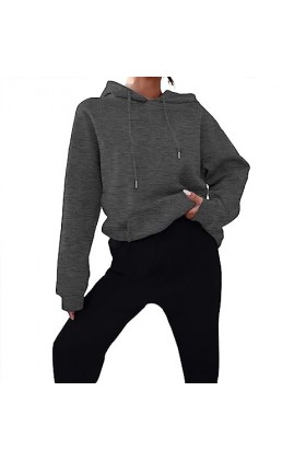 Survêtement de sport pour femme - Sweat à capuche - Manches longues - Haut + pantalon - 2 pièces - Tenue de sport - Survêteme