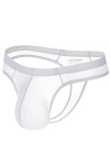 AYAZER String Transparent Sexy Culotte pour Homme Culotte en Soie glacée Lisse Bikini pour Homme Voir à Travers T Back String