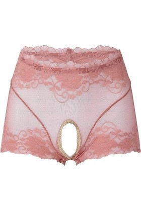 VENEZIANA Culotte for Femme, Maille Transparente à Travers la Culotte de Lingerie Color : Coffee, Size : Medium 