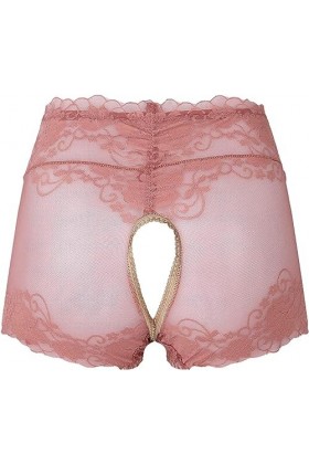 VENEZIANA Culotte for Femme, Maille Transparente à Travers la Culotte de Lingerie Color : Coffee, Size : Medium 