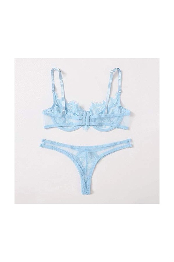 Lingerie Sexy Ensemble Femme Sexy Vêtements De Nuit Dentelle sous-Vetements 2 Pièce Ensemble Soutien Gorge et String Erotique
