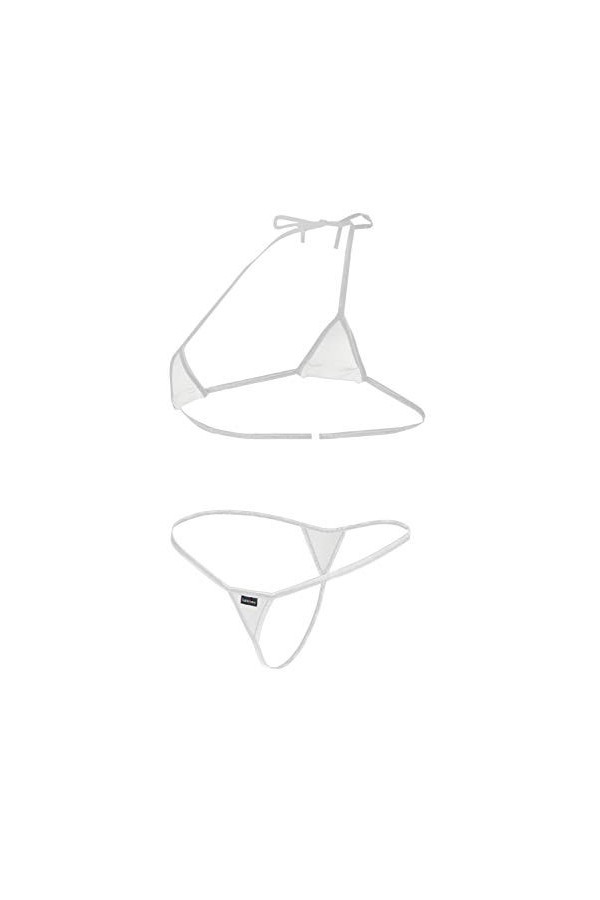 Sohimary 215 Femme Mini String Bikini XS S M 34 36 38 40 Rose