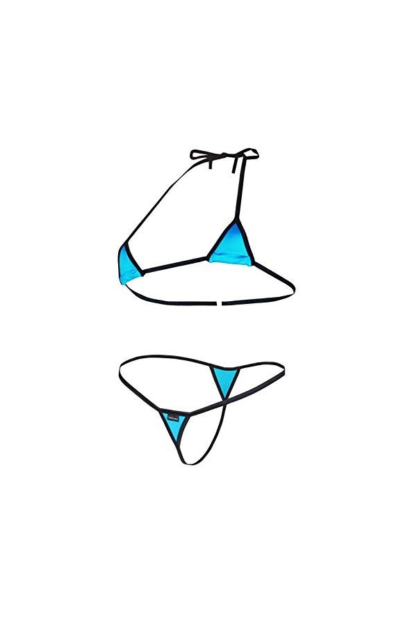 Sohimary 215 Femme Mini String Bikini XS S M 34 36 38 40 Rose