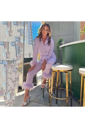 Ncenglings Femmes Lingerie Body avec Ceinture De Jardin Bouton de Couleur Solide Camis + Pantalon Long vêtements de Nuit 2 pi