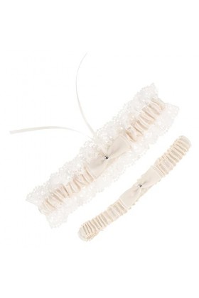 Abaodam 2 Pièces Européen Et Américain Femmes Jambe Jarretière Jarretière De Mariée pour La Mariée Fournitures De Mariage Jar