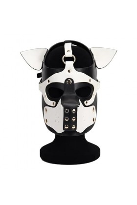 Costumes de Jeu de rôle Sexy Fetish Unisexe de Harnais en Cuir Masque de Chien pour Halloween Carnaval Masquerade Party Fun P