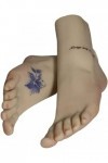 Générique Pied en Silicone, modèle de Pieds féminins 1 Paire de Simulation de Pied de Mannequin en Silicone réaliste 1: 1 mod