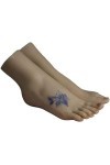 Générique Pied en Silicone, modèle de Pieds féminins 1 Paire de Simulation de Pied de Mannequin en Silicone réaliste 1: 1 mod