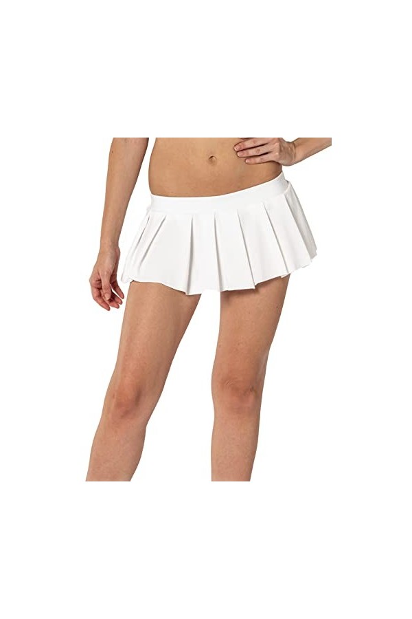 Mini jupe, courte, sexy, pour femme, rose, M