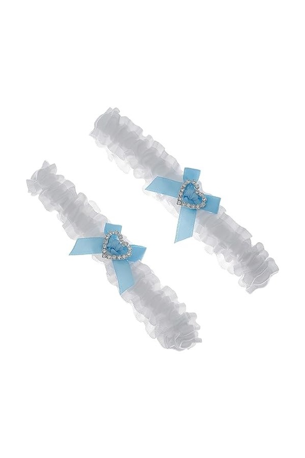 GALPADA 8 Pcs Mariée Dentelle Legband Blanc Jarretière Ceinture Mariée Jarretière Accesorios Para Mujer Jarretière De Mariée 