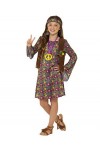 Hippie Girl Costume, with Dress S 