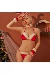 Lingerie De Noël Sexy pour Femme – Mode Dos Nu À Lacets, Dos Nu, Ensemble De Cinq Pièces Érotiques, Créativité, Coutures en D