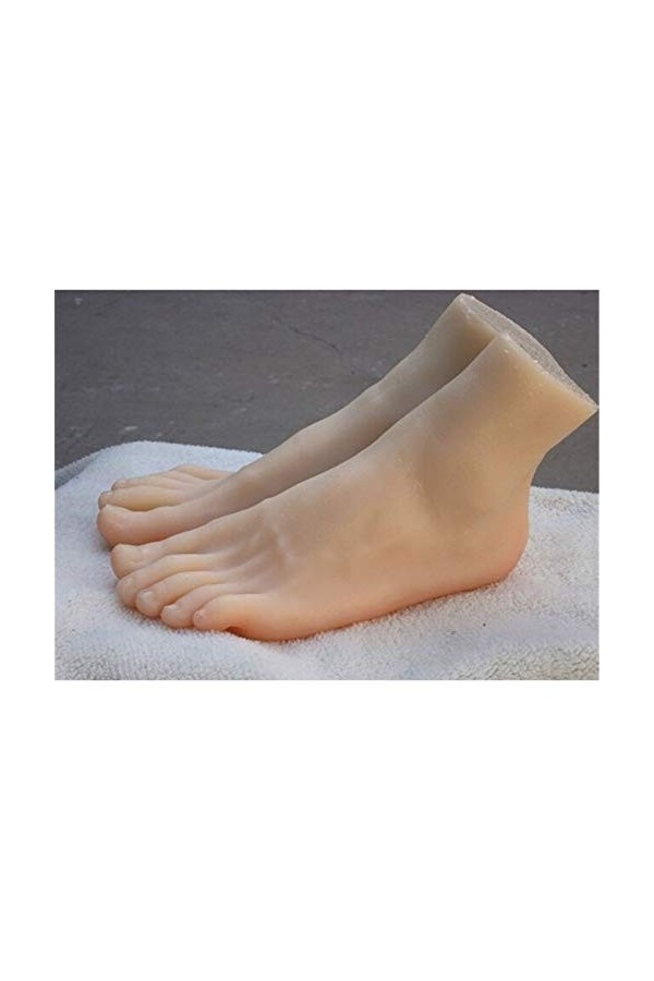 Pied de Mannequin Femme en Silicone, 36A Silicone Réaliste Corps de Mannequin de Pied Féminin Vesse de Sang Photographie Chau