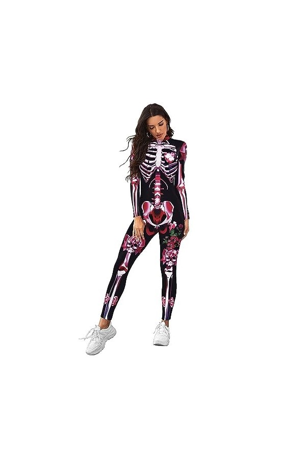 jiazery QZ Womens Sexy Halloween Overwatch Cosplay Bodysuit, Catwoman Costume Jumpsuit, Nightwear Clubwear Party Clothing D.