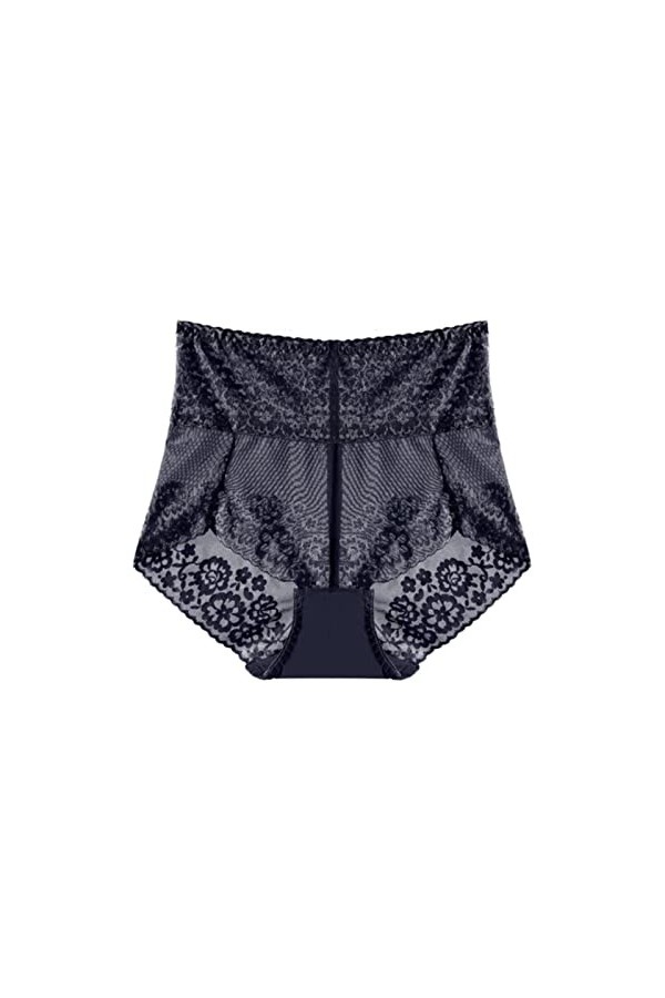 XKUN Culotte menstruelle Plus La Taille De La Taille Sexy Ultra Mince Maille Transparente De Dentelle De Dentelle en Dentelle