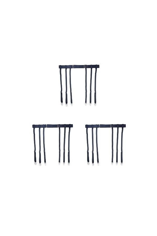 Lot de 3 porte-jarretelles de cuisse pour femme