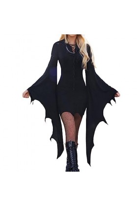 Générique Robes pour WomenBatwing SleeveShopping Robe Sexy Robes Taille Black, XXL 
