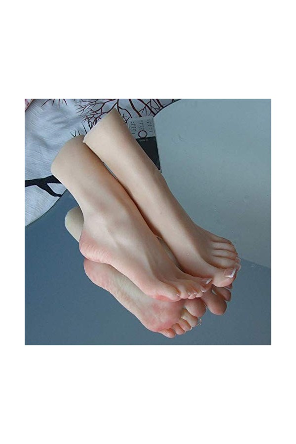 Beau modèle de Pied simulé, Pied de Mannequin en Silicone Pied de beauté réaliste 1: 1 Production Fine, adapté à laffichage 