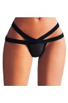ZTIANEF Érotisme Sexe Et Sensualité String Sexy en Maille Transparente Ajouré Noir pour Lingerie, Culotte, Slip, sous-Vêtemen