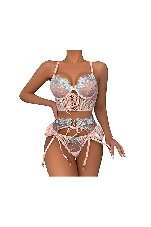 Générique Ensemble Lingerie Body Femme Sexy Chic Lingerie Et Vêtements Sexy Bodysuit Femmes mode sous-vêtements Sexy Lingerie