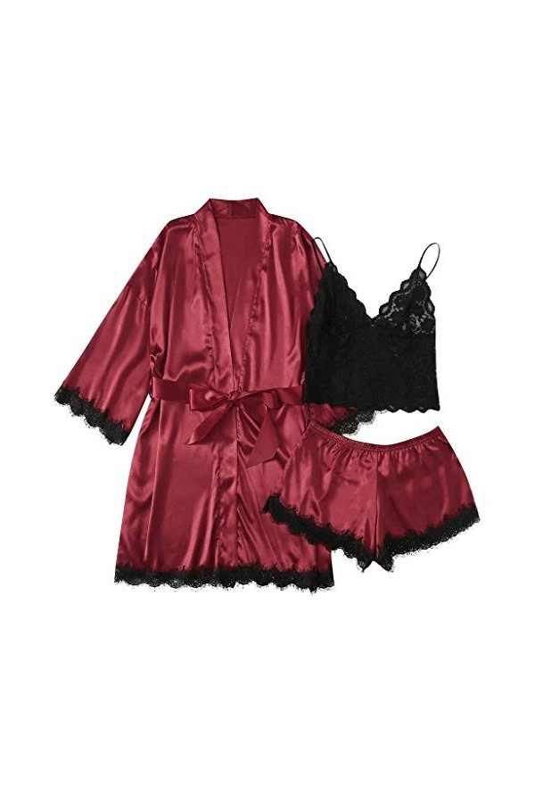 Body Sexy Femme érotique Sous Vetements Feminins Sexy Dentelle Satin Robe Ensemble Lingerie Feminine Sexy Lingerie Sexy Hot C