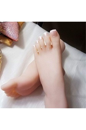 Pied de Mannequin, mannequins de Pied en Gel de silice modèle de Pied en Silicone 1: 1 modèle féminin Pied 36A modèle de Pied