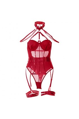 Portant Lingerie Soutien supérieur à la Mode et Sexy pour Femmes avec Petite Poitrine et Anneau en Acier réunis avec des sous