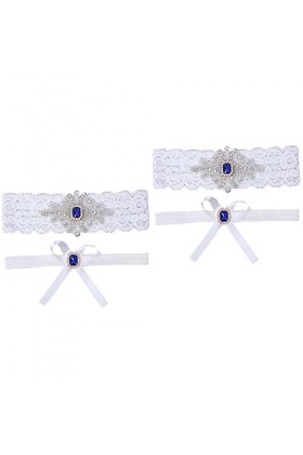 Abaodam 2 Ensembles De Jarretelles De Mariage en Dentelle Jarretelles pour Mariée Costumes pour Femmes Bandes De Jambes Jarre