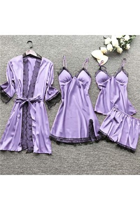 HERSIL Ensemble de sous-vêtements sexy pour femme - Dos nu - Taille haute - Sexy - Sexy - Pyjama sexy - Sous-vêtement profond