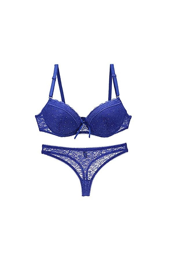 Femme Vêtements De Nuit Erotique sous-Vetements Ensemble Ensemble Soutien Gorge et String Sexy Lingerie Sexy Ensemble Dentell