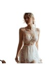 Lune de Miel Lingerie Sexy Chemise de Nuit Vêtements de Nuit Chemise de Nuit avec String Robe en Dentelle Femme Nuit Vêtement