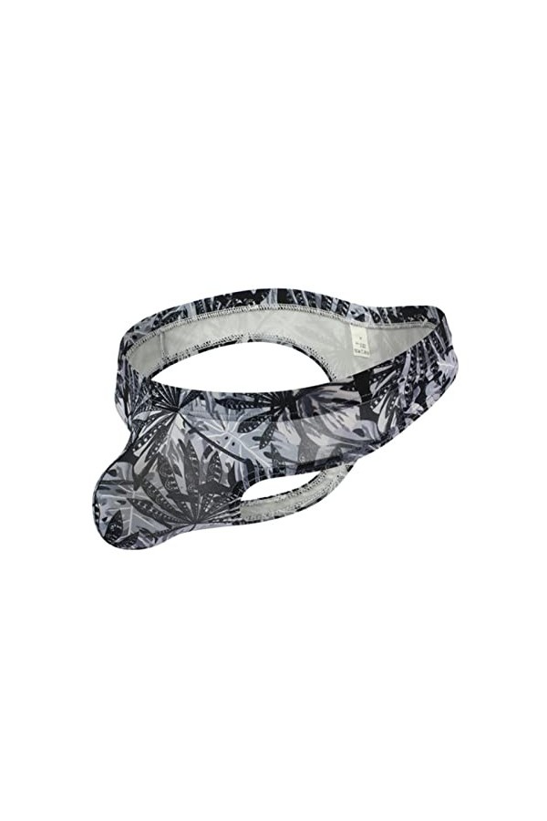 MENGQING Sous-vêtements sexy pour homme en coton avec dos en T et string en G avec poche pour pénis, culotte de bikini, tanga