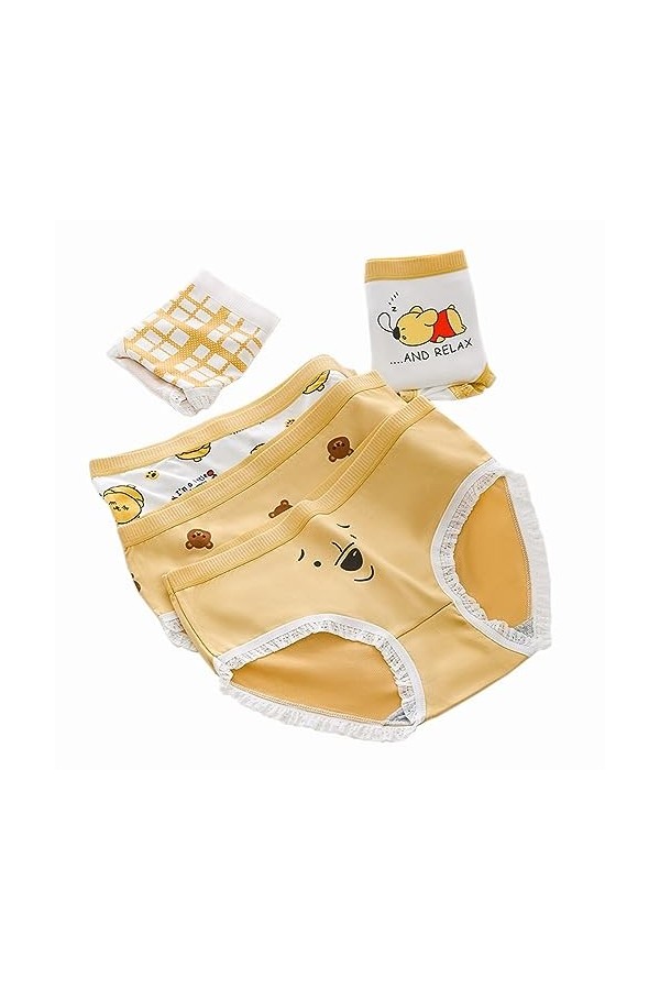 SINROYEE Lot de 5 culottes japonaises en coton doux et respirant pour femme, 09., XL