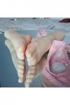 yunyu Pied de Mannequin féminin en Silicone, Le modèle de Pied prothétique est Un modèle de Pied féminin réaliste 1: 1 au Tou