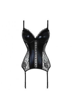 WSZJLN Jarretière en Dentelle Respirante Palace Shapewear-noir-4XL