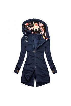 Mymyguoe Sweat à capuche pour femme - Couleur contrastée - Pull à capuche - Pull à capuche - Pull à capuche - Pull à capuche 