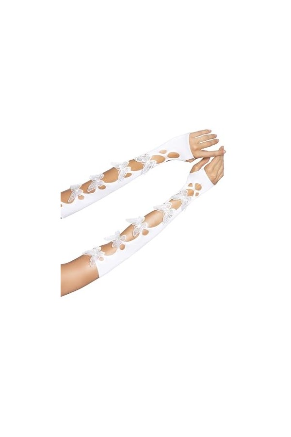 Leg Avenue Butterfly applique arm warmers, One Size