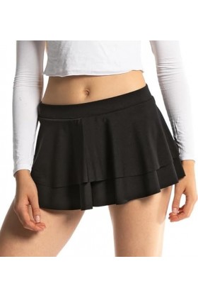 Mini jupe - Jupe courte sexy pour femme, Rose, XXXXL