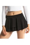 Mini jupe - Jupe courte sexy pour femme, Rose, XXXXL